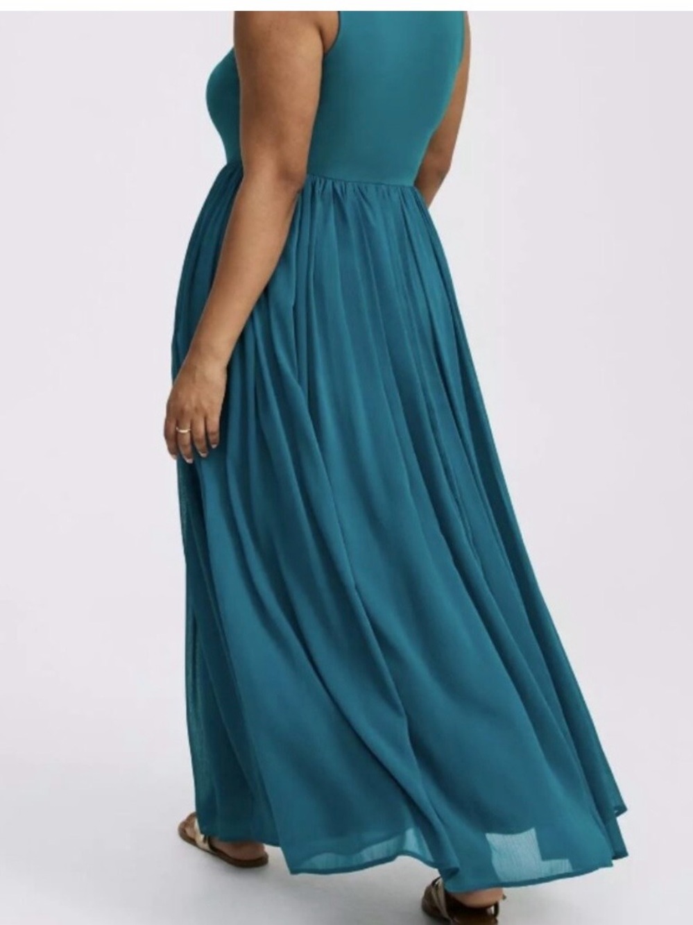 TORRID Maxi scoop everglade Dress - Picture 6 of 11